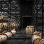 View_in_the_most_northern_gin_and_whisky_distillery_in_the_world._Cask_storage_is_part_of_the_production_process:_Whisky_must_be_stored_in_oak_casks_for_at_least_three_years.__The_1056_square_metre_black_warehouse_of_the_Finnish_Kyrö_Distillery_is_located