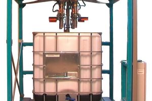 4-Fass- und IBC-Container-Befüllanlage 4-drum- und IBC-container-filling plant