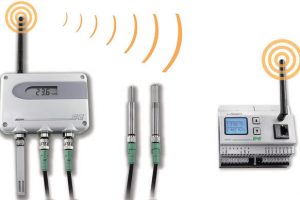 Funksensoren für Feuchte, Temperatur und Kohlendioxid Wireless sensors for humidity, temperature and carbon dioxide