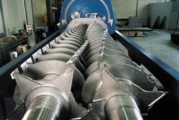 Zweiwellenreaktor für die Polymerproduktion