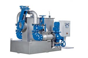 Feststoff-Trennsystem für die Druckentwässerung