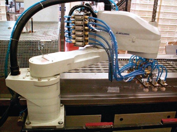 Roboter in der Keksproduktion