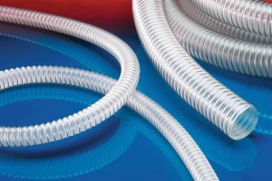 Ableitfähige Schläuche für den Hygienebereich Discharge-capable hoses with hygienic design
