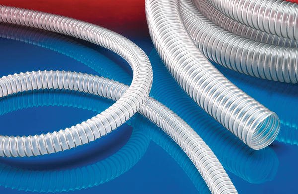 Ableitfähige Schläuche für den Hygienebereich Discharge-capable hoses with hygienic design