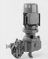 Metering pumps with different head types