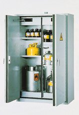 Flammable liquids safely stored
