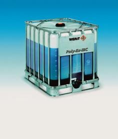 Ex-IBC mit transparentem Innenbehälter Ex-IBC with transparent inner container