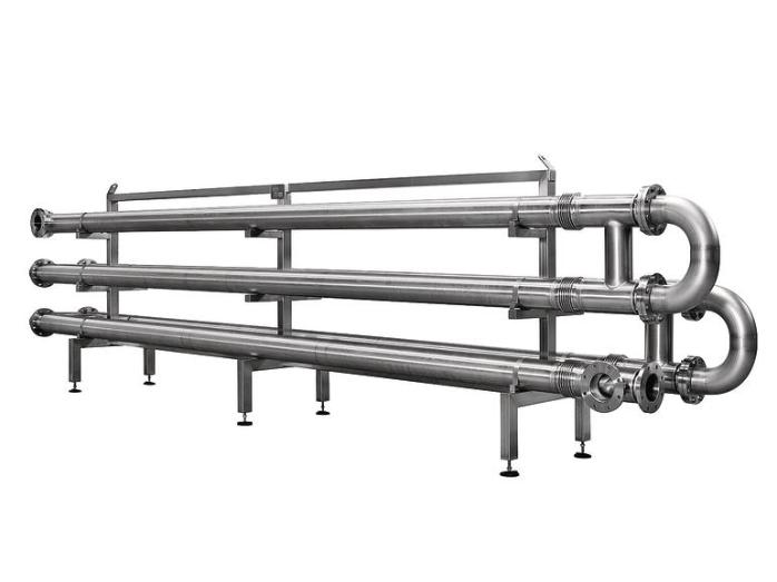 Rohr-in-Rohr-Wärmetauscher Tube-in-tube heat exchanger