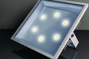 LED-Strahler für hohe Industriehallen