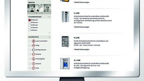 Sicherheitsschränke individuell konfigurieren