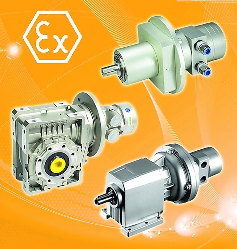 Atex-konforme Druckluftmotoren