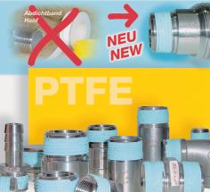 PTFE-Beschichtung von Gewinden PTFE-coated threads