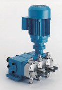 Diaphragm metering pump for special hygienic requirements