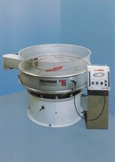 Ultrasonic supported sieving