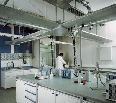 Flexible design of laboratories