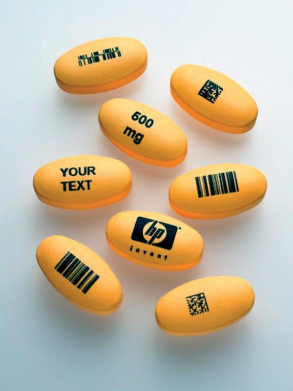 Tabletten und Kapseln direkt bedrucken