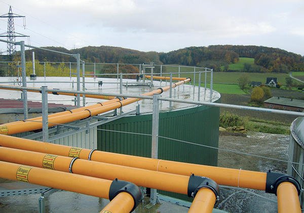 Rohrleitungen für Biogasanlagen