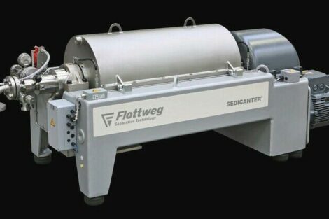 Dekanterzentrifuge für weiches Sediment