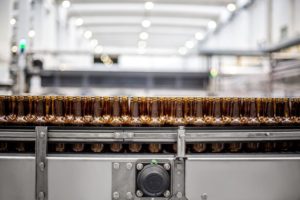 Nachhaltige Glaslinie für Bierabfüllung