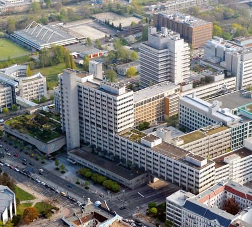 Die Zentrale der Bayer-Division Pharmaceuticals in Berlin