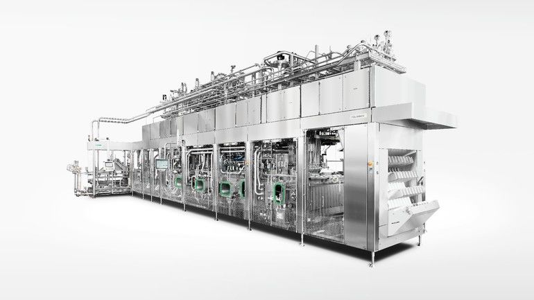 Becherfüllmaschine für Milchprodukte aus Tschechien