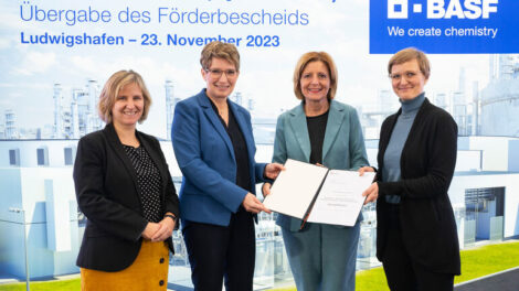 BASF erhält Förderzusage für 54 Megawatt-Wasserelektrolyse