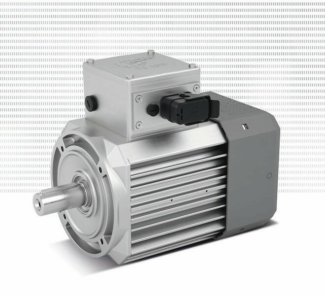 IE5+-Synchronmotor spart Material und CO2