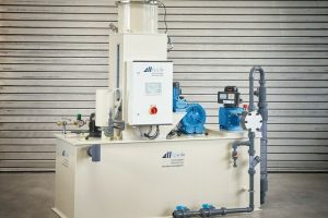 Vollautomatische Polyelektrolytaufbereitungsanlage