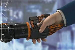 Bionische Hand für den Cobot