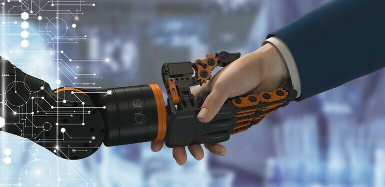 Bionische Hand für den Cobot