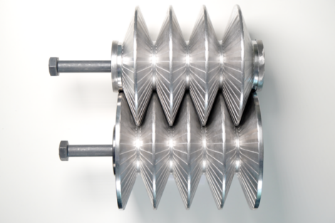 Schrotmühle mit Doppelkegelmahlwerk