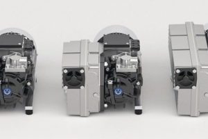 Kompakte O5-Drehschieber-Vakuumpumpen