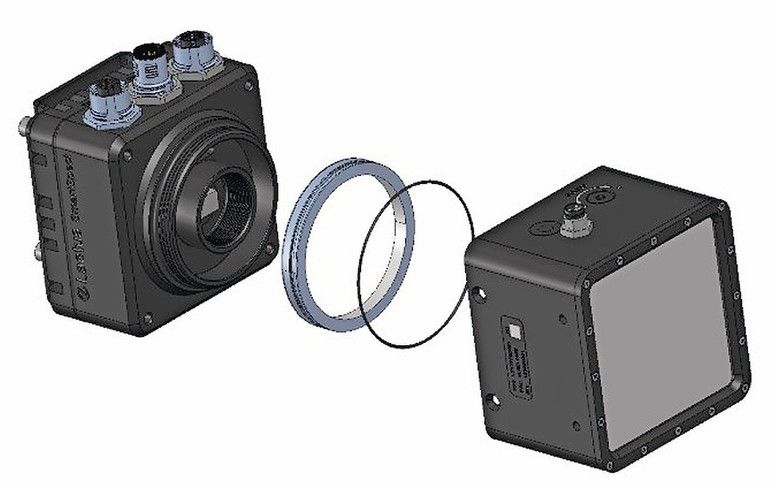 System aus Smart-Kamera und Beleuchtung