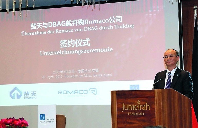DBAG veräußert Romaco an chinesische Truking Group