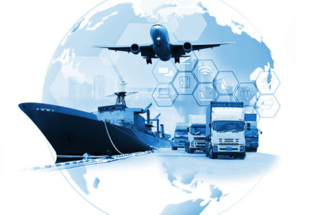 The_world_logistics_,_there_are_world_map_with_logistic_network_distribution_on_background_and_Logistics_Industrial_Container_Cargo_freight_ship_for_Concept_of_fast_or_instant_shipping