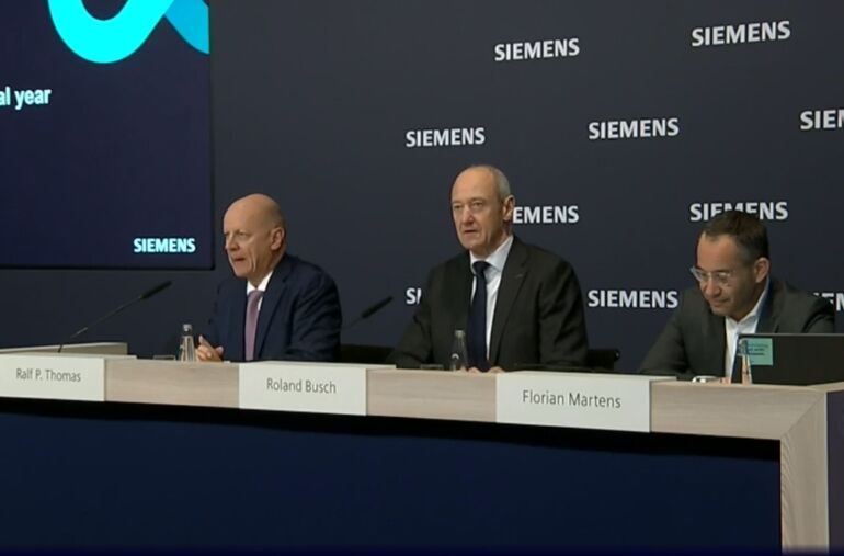 Siemens verzeichnet Rekordergebnis für 2023
